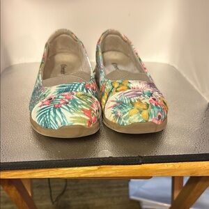 Tropical Print Women's Flats​